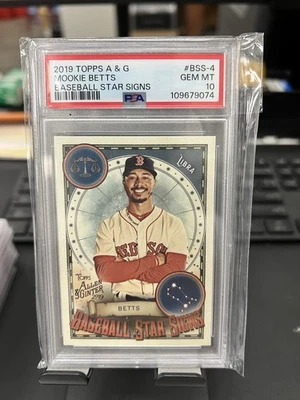 2019 Topps Allen & Ginter - Baseball Star Signs Mookie Betts #BSS-4 - Image 1 of 2
