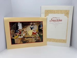 Walt Disney Classic Schneewittchen & die sieben Zwerge Sammlerstück Lithographie 1994 - Bild 1 von 8