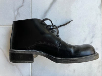 Kenneth Cole реакции ботинки из черной кожи ботильоны Италии сделано мужской размер 10,5 - Изображение 1 из 4