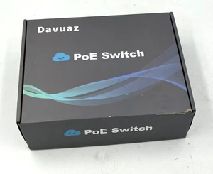 Davuaz PoE Switch 9 port With 2 Uplink 100Mbps Model Da-F0920FBL - Picture 1 of 5