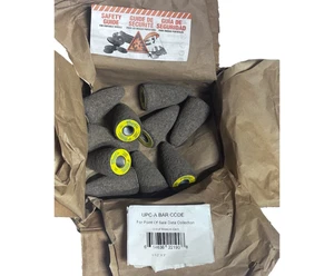 Cono de molienda abrasivo Norton tipo 16 Gemini 57A 5/8-11 eje 24 grano caja de 10 - Imagen 1 de 4