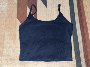 Everlane The Perform Cami - Reggiseno a mensola blu taglia L - Foto 1 di 5