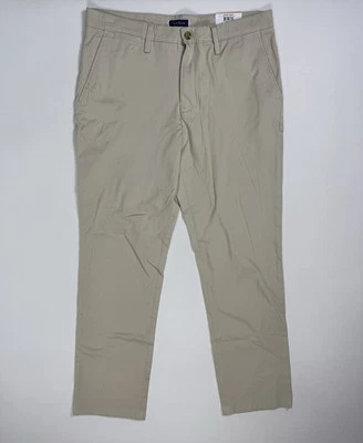 Club Room Comfort Chino Pants Men’s 33x32 (34x31) NWT Work Office Stretch City - Image 1 of 4