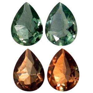 0,21 ct (2 pz) COPPIA ABBINATA Pera (4,04 x 3,05 mm) Alessandrite non riscaldata - Foto 1 di 3