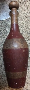 Antique Wood Indian Club / Juggling Pin 14" 2 pounds - Picture 1 of 3
