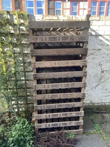 10 X Wooden Apple Crate ~ Market Stall / Farmers Market  / Display / Vintage - Picture 1 of 1