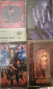 Steve Vai Flex-Able,Passion & Warfare,Alien Love Secrets,Sex & Religion Cassette - Picture 1 of 14