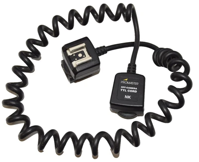 Promaster Off Camera TTL Cord NK Nikon Flash Cable - Tested and Working - Image 1 of 4