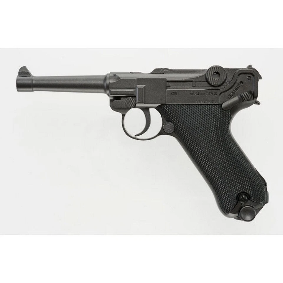 Umarex USA Legends P08 .177 Caliber BB Air Pistol Black Polymer Grip - 2251800