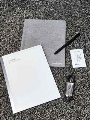 Remarkable 2 Paper Tablet Digital Notepad With Folio Marker Plus And Extra Tips - Image 1 of 4