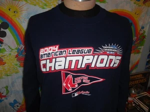 Felpa girocollo vintage Boston Red Sox World Series 2004 Y2K L - Foto 1 di 3