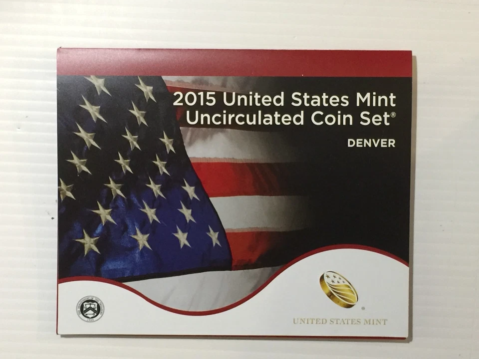 2015 S UNITED STATES MINT PROOF SET WITH COA - Denver only - Image 1 of 4
