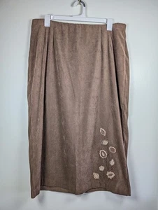 Vintage Maxi Skirt Size 20W Forest Fairy Pheobe Boho Grunge Peasant Embroidered - Picture 1 of 9