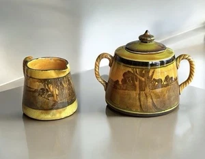 Royal Doulton Haystacks Sugar and Creamer - Picture 1 of 13