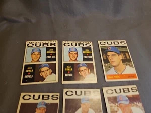 1964 Topps Baseball Chicago Cubs Lot 6 Karten - Bild 1 von 11