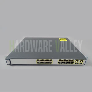 CISCO WS-C3750G-24TS-E1U Catalyst 3750 24-Port Gigabit Switch 4 SFP Ports - Imagen 1 de 5