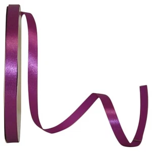 Florist Ribbons: 3/8" x 100 yards -- Satin Acetate -- Fuchsia Color - Picture 1 of 1
