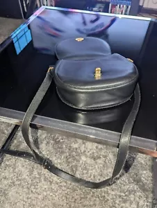 Coach Vintage Madison Carlyle Bag 4401 Made In Italy Black With Gold Hardware - Picture 1 of 24