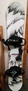 Burton Feelgood Flying V 55 Size 155in Snowboard w/ Escapade EST Bindings - Picture 1 of 9