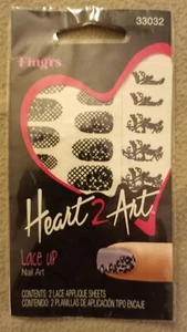 Fing'rs Heart 2 Art Lace Up Nail Art - Picture 1 of 2