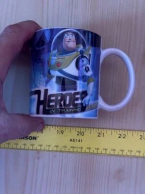 Disney Pixar Coffee Cup Mug 10 oz -Toy Story Heroes in Training Buzz Woody Rex - Image 1 of 3