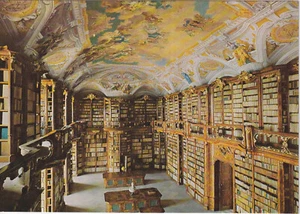 Alte Postkarte - St. Florian - Stiftsbibliothek - Bild 1 von 1