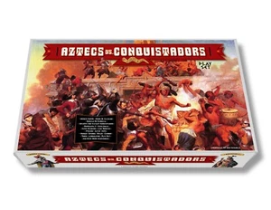 Marx Aztec vs. Conquistadors Play Set Box - Picture 1 of 4