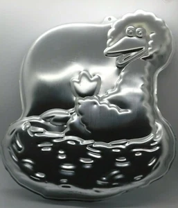 Vintage ‘89 Big Bird Wilton Cake Pan Muppets Mold Sesame Street Birthday - Picture 1 of 4