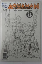Aquaman Sword of Atlantis #40 Variant Edition Sketch Cover DC Comics 2006