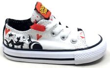 Converse Unisex Kids Infant Looney Tunes CTAS OX Sneakers White Black Red Size 9