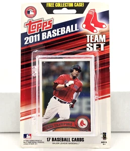 MLB Topps 2011 Baseball Team Card Set With Free Case - 17 Cards - Boston Red Sox - Picture 1 of 4