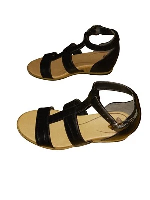 Sandalias Dr Scholls Mujer Tobillo Tirantes Cuña Negras Free Spirit Talla 8 M Nuevas Foto 1 de 4