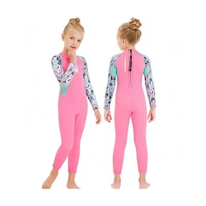 MWTA Wetsuit for Kids Boys Girls 2.5mm Neoprene Thermal Swimsuit Fullsuit Wet... - Picture 1 of 7