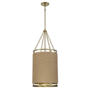 Minka-Lavery 3864-695 Windward Passage Pendant Soft Brass 4 Light 15" Wide Rope - Picture 1 of 8