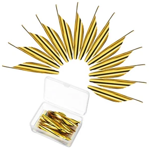 50pcs Arrows Spin Vanes 1.8 Inch Plastic Arrow Fletching Right Twist, Yellow - Picture 1 of 5