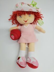 Strawberry Shortcake Pink Dress Plush Stuffed 9" Doll Toy 2004 by Kellytoy  B61