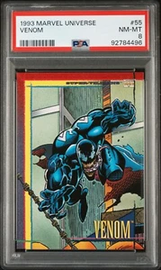 Venom - 1993 Skybox Marvel Universe #55 PSA 8 NM-MT - Picture 1 of 2
