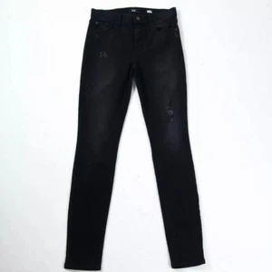 Jeans ajustados desgastados negros Rosemont dorados 26 - Imagen 1 de 8