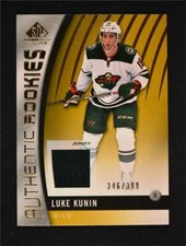 2017-18 Upper Deck SP Game Used Gold Jersey Rookies #164 Luke Kunin