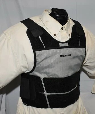 Novo Colete Lo Vis Ocultável Grande Feito com Kevlar IIIA Body Armor À Prova de Balas - Imagem 1 de 4