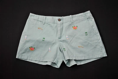 Pantalones Cortos Polo Ralph Lauren Verde Aloha Para Mujer 2 Bordados Hawaii 2923T Foto 1 de 4
