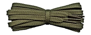 6mm Cordones Planos Caqui para Informales/Deportivos Zapatos Gimnasio Botas de Boxeo, Converse.. - Imagen 1 de 3