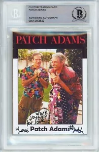 -PATCH ADAMS- BECKETT BAS Signed/Autograph/Auto Movie Card w/ROBIN WILLIAMS - Picture 1 of 2