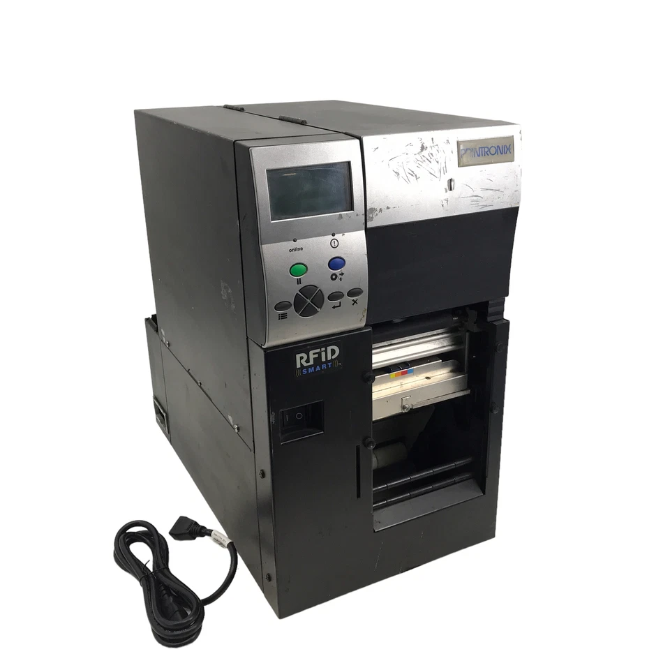 Impresora térmica de etiquetas RFID Printronix SL/T4M con pedestal #SC3782 Foto 1 de 4