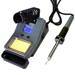 48W Temperature Adjustable Soldering Station with LCD Display - ESD Safe - Picture 1 of 6