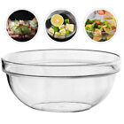 Clear Glass Salad Bowl for Restaurant Fruits Sauce Dipping Snacks 20X20X8.5CM