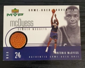 1999-00 Upper Deck MVP Game-Used Souvenirs Antonio McDyess #AM-S - Picture 1 of 2