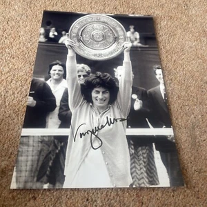 Signed VIRGINIA WADE WIMBLEDON 12 By 8 Photo - Picture 1 of 2