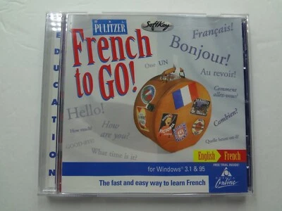 Pulitzer French To Go - The Fast Easy Way To Learn French - Windows 3.1 & 95 - Image 1 of 4