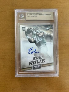 2015 Panini Player Of The Day Eric Rowe BGS Slabbed Auto /25 Philadelphia Eagles - Picture 1 of 2